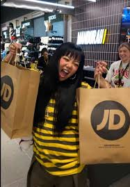 Creator shopping at JD Sports